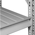 Tennsco Tennsco Extra Shelf Level for Bulk Storage Rack - 48"W x 36"D - Steel Deck - Medium Gray BU-4836C-MGY